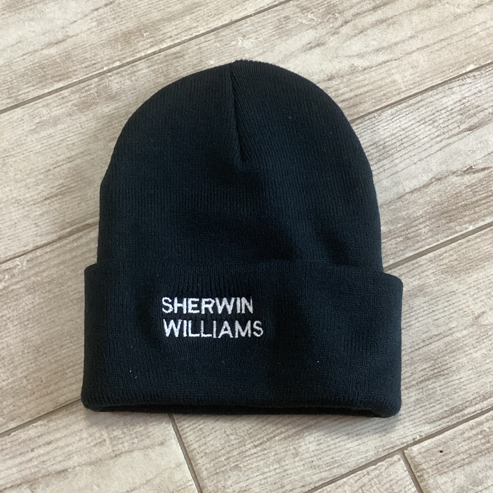 Sherwin-Williams Black Knit Hat
